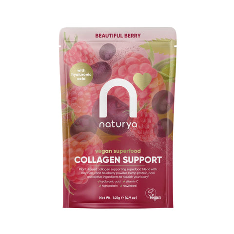 Naturya Collagen Support Beautiful Berry 140g (Pack of 8)