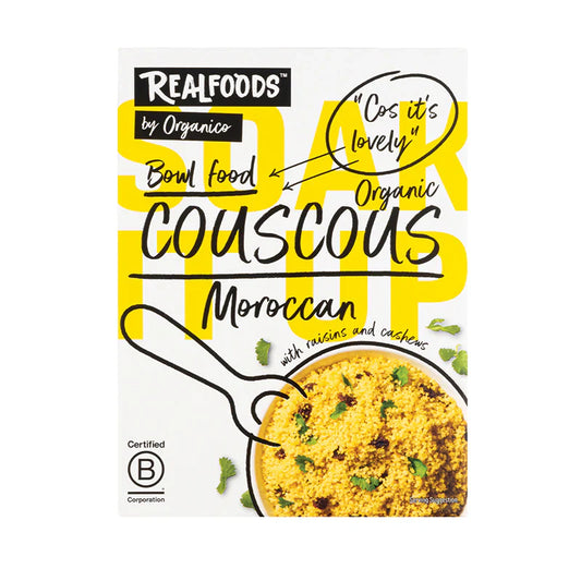 Realfoods By Organico Organic Moroccan Couscous 250G (Pack of 12)