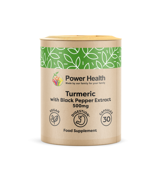 PowerHealth Turmeric 500mg with Black Pepper 30s