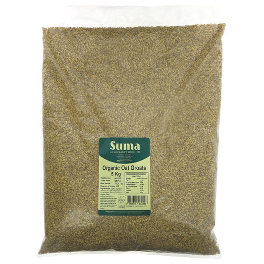 Suma Bagged Down - Organic Oat Groats 5kg