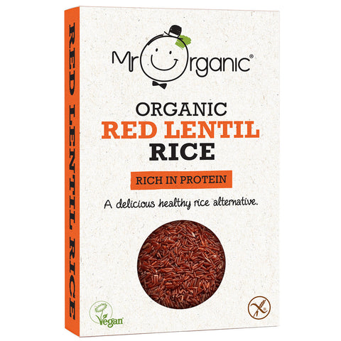 Mr Organic Red Lentil Rice 250g (Pack of 12)