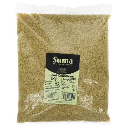 Suma Bagged Down Couscous Pearl 3kg