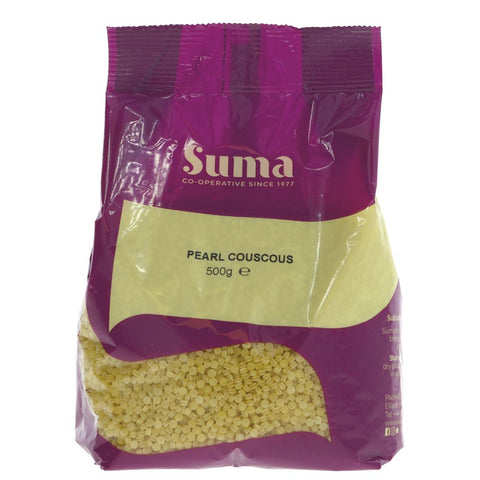 Suma Prepacks Pearl Couscous 500g (Pack of 6)