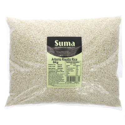 Suma Bagged Down Arborio Risotto Rice 5kg