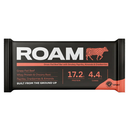 Roam Paprika, Cranberry & Almonds Beef Bar 45g