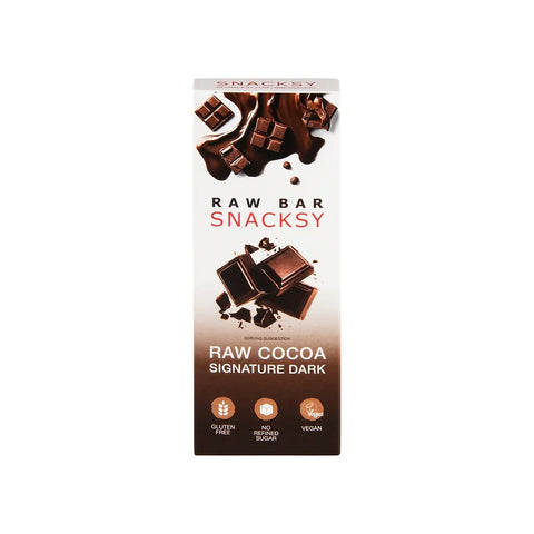 Snacksy Raw Chocolate Alternative Signature Dark 40g