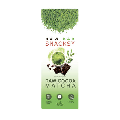 Snacksy Raw Chocolate Alternative Matcha 40g