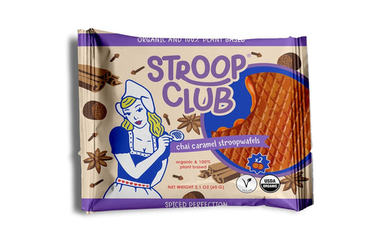 Stroop Club 2 Pack Organic Plant Based Chai Caramel 60g
