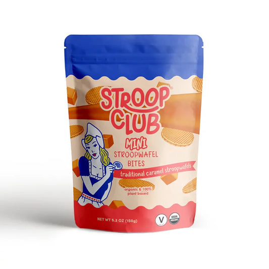 Stroop Club  Mini Pouch Organic Plant Based Traditional Caramel 150g