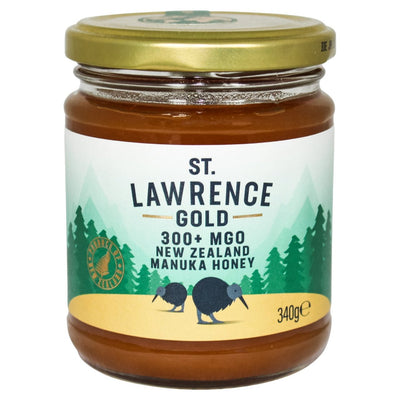 St Lawrence Gold New Zealand Manuka Honey 340g (Pack of 6)