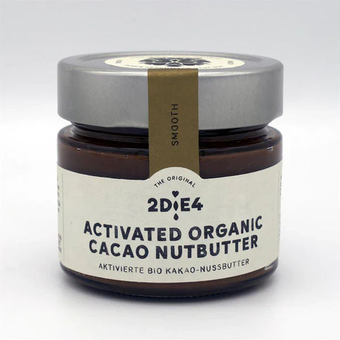 2DiE4 Live Foods Activated Organic Cacao NutButter Smooth 170g (Pack of 6)