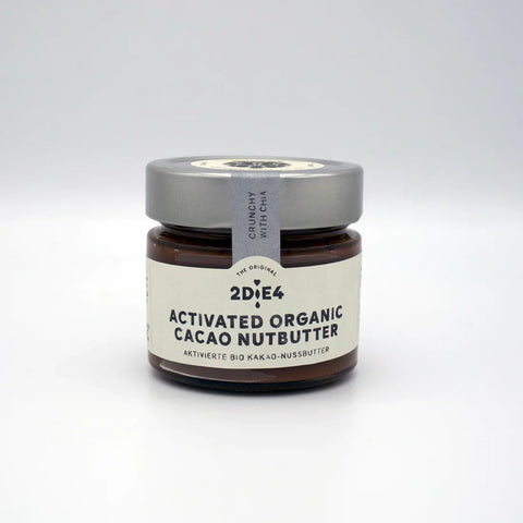 2DiE4 Live Foods Activated Organic Cacao Nutbutter Crunchy 170g (Pack of 6)