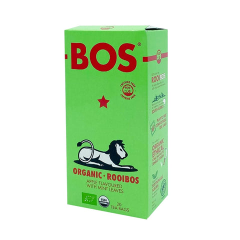 BOS Rooibos - Apple & Mint Organic 20 Bags (Pack of 12)