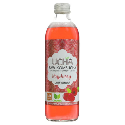 Ucha Kombucha Raspberry 350ML (Pack of 12)