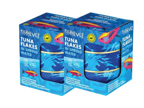 Fish4Ever Azores Skipjack Tuna Flakes In Spring Water (Triple Pack) 160G