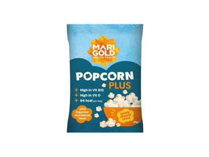 Marigold Popcorn Plus with Engevita Nutritional Yeast 20g (Pack of 18)