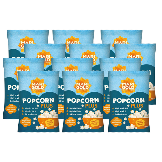 Marigold Popcorn Plus with Engevita Nutritional Yeast 20g (Pack of 12)