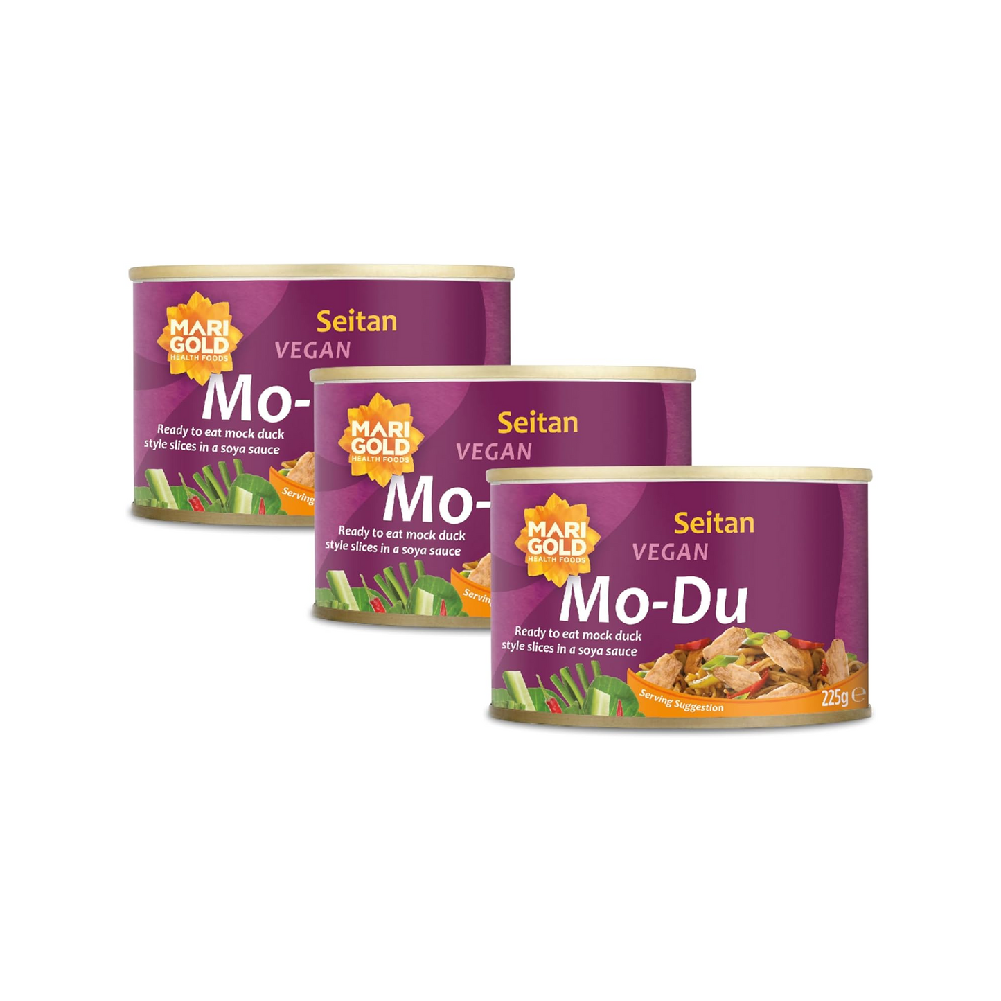 Marigold Seitan Vegan Mo-du,  225g (Pack of 3)
