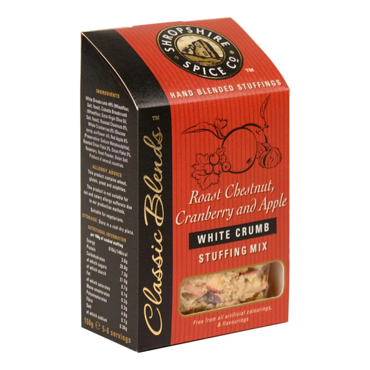 Shropshire Spice Chestnut, Cranberry & Apple Stuffing 150g (Pack of 6)