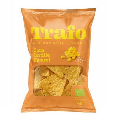 Trafo Tortilla Chips Natural Organic 75g (Pack of 15)