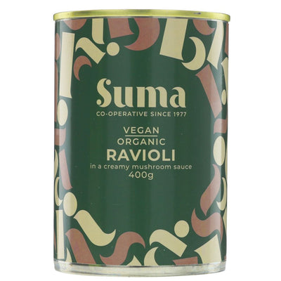 Suma Organic Ravioli with Mushroom Sauce 400g (Pack of 6)