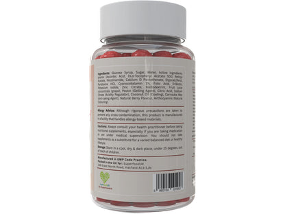 VivaGummies Kids Multivitamin & Mineral Gummies ÃÂ¢ÃÂÃÂ Natural Berry Flavour ÃÂ¢ÃÂÃÂ with Vitamins A, B Complex, C, D, E, Biotin, Zinc ÃÂ¢ÃÂÃÂ No Artificial Colours ÃÂ¢ÃÂÃÂ Vegetarian & Vegan - 60 Gummies