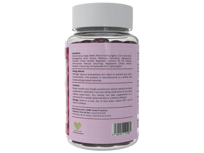 VivaGummies Ashwagandha Gummies 600mg High Strength With 5% Withanolides, Natural Raspberry Flavour | Energy, Mood & Stress Support | Vegan, Gluten-Free, Non-GMO | 60 Chewable Gummies