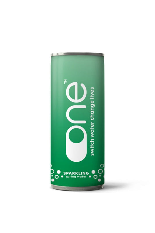 One Water Sparkling Can 330ml (Pack of 24)