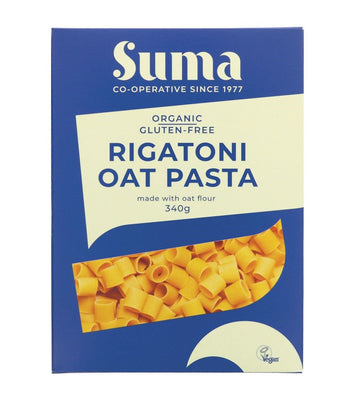 Suma Rigatoni Oat Pasta Organic 340g (Pack of 12)