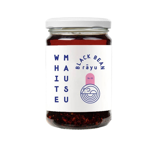White Mausu Black Bean Rayu 240g (Pack of 6)