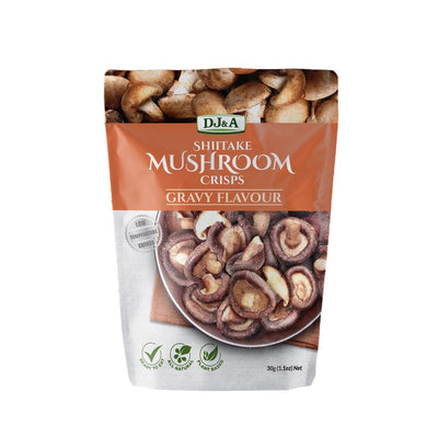 Dj&A Shiitake Mushroom Crisps Gravy 30g (Pack of 12)