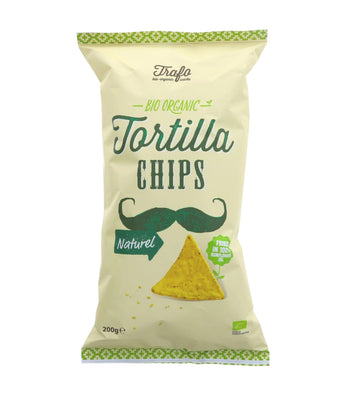 Trafo Tortilla Chips Big Organic 200g (Pack of 10)