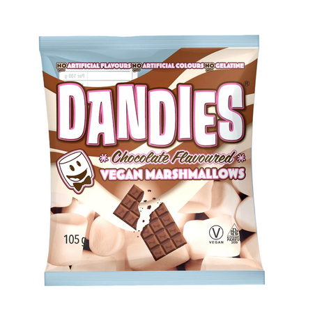 Dandies Vegan Chocolate Marshmallows 105g (Pack of 20)