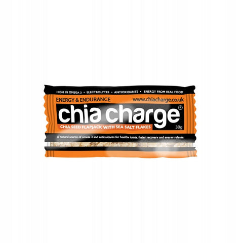 Chia Charge Sea Salt Flakes Chia Seed Flapjack 30g (Pack of 20)