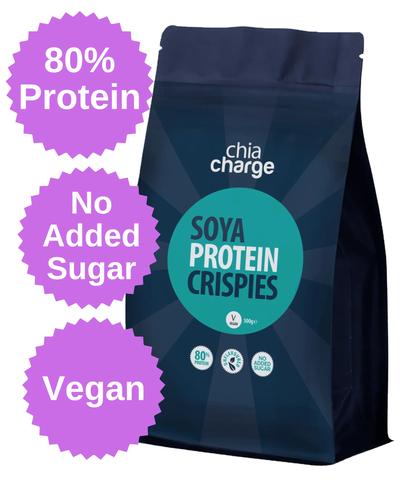 Chia Charge Soya Protein Crispies 500g (Pack of 6)