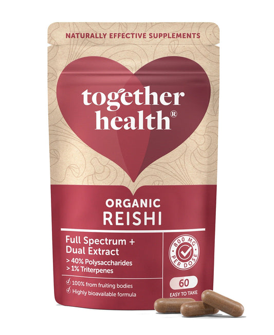 Together Health Organic Reishi 60 Capsules (Pack of 5)