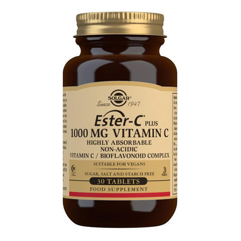 Solgar Ester-C Plus 1000 mg 30 Vitamin C Tablets