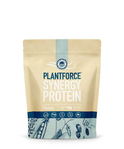 Plantforce Synergy Protein Vanilla - Raw Vegan Proteins  - 400g