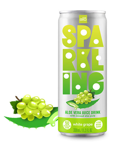 ALO Sparkling with White Grape Juice 330ml (Pack of 12)