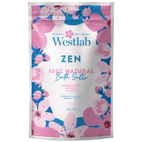 Westlab Zen Bathing Salt 1kg (Pack of 10)