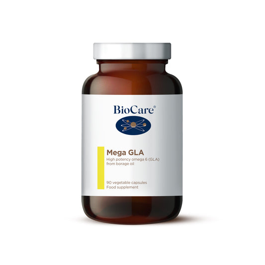 BioCare Mega GLA Complex - Borage Oil - 90 x 700mg Vegicaps