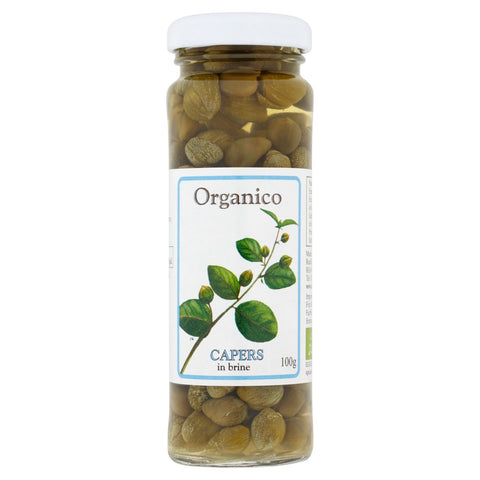 Organico Capers in Brine 100g (Pack of 12)