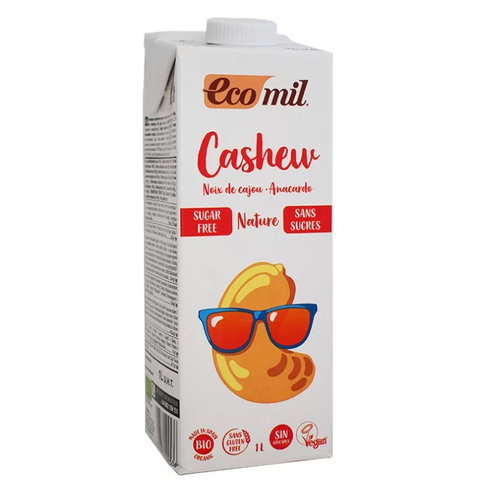 Ecomil Cashew Drink Sugar-Free Bio Organic 1ltr (Pack of 6)