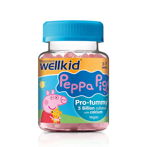 Vitabiotics Wellkid Peppa Pig Pro-Tummy 30 Capsules (Pack of 3)