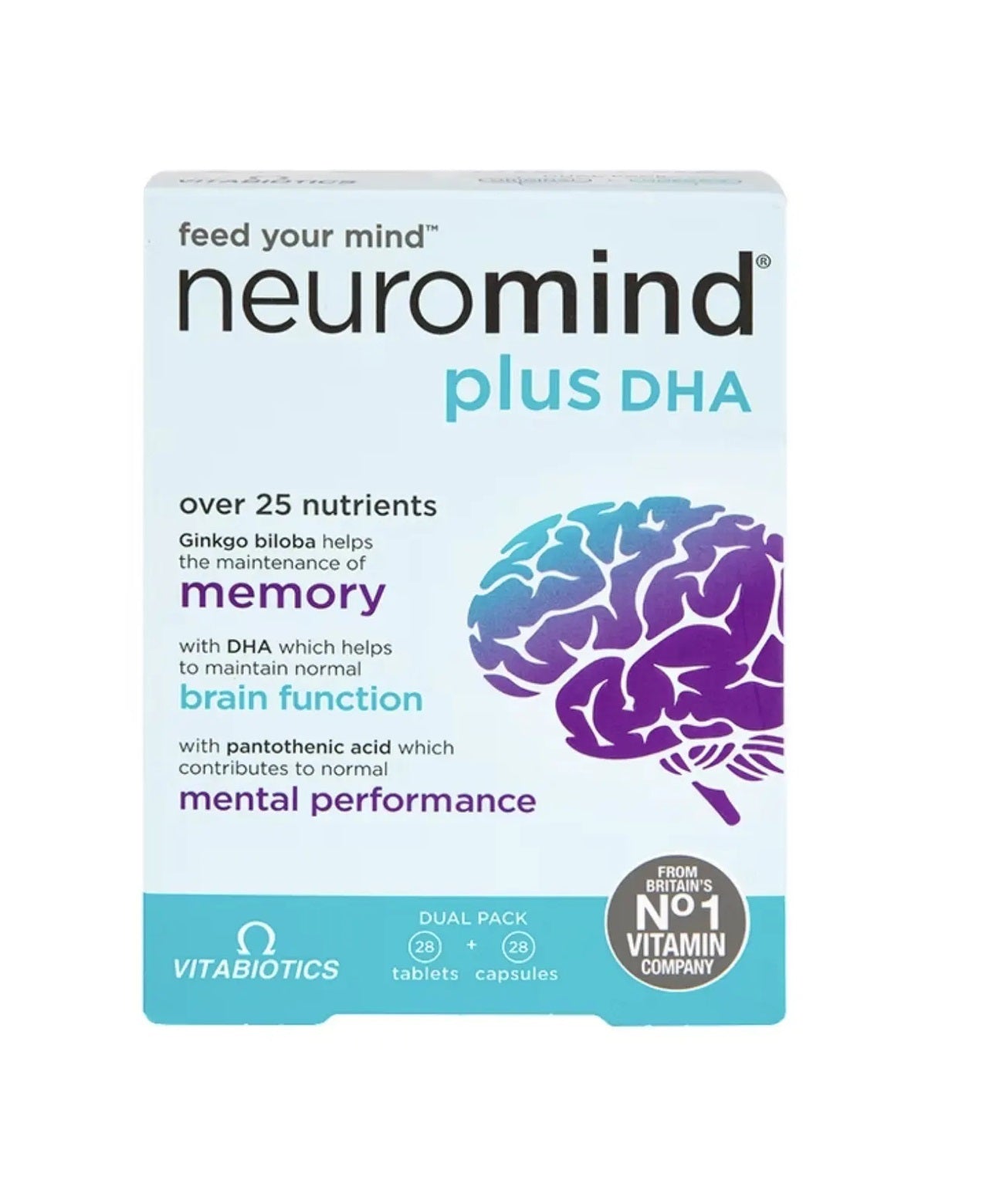 Vitabiotics Neuromind Plus 56 Tablets (Pack of 4)