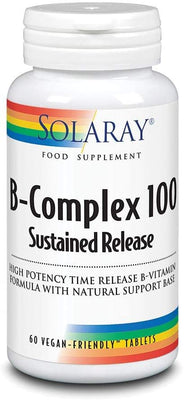 Solaray B-Complex 100 - Sustained Release 60vcaps
