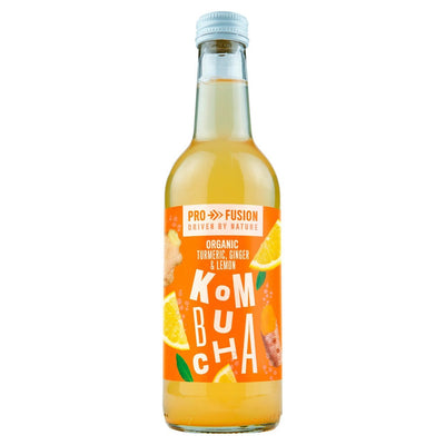 Profusion Organic Kombucha - Turmeric Lemon Ginger Organic 330ml