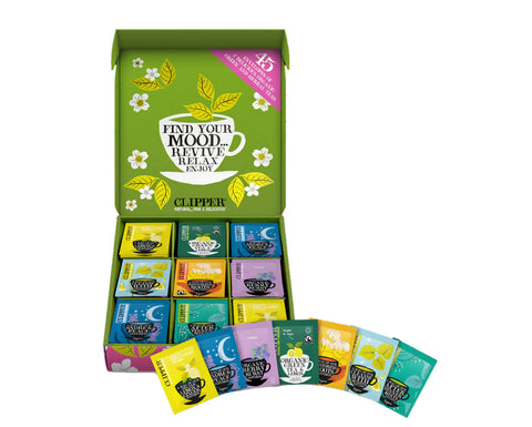 Clipper Tea Selection Box 45 Bags 92g (Pack of 10)