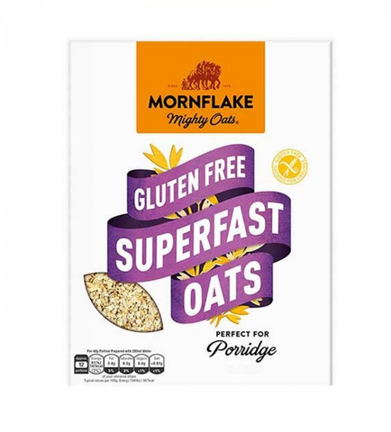Mornflake Gluten Free Superfast Oats 600g (Pack of 6)