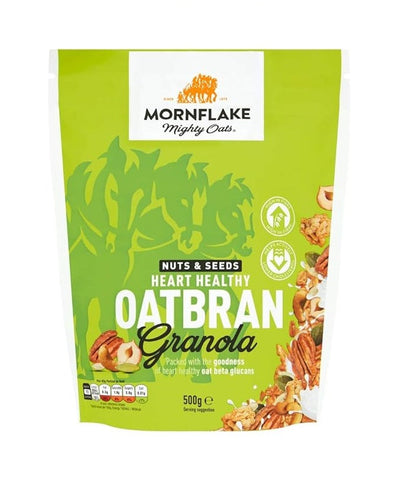 Mornflake Nut & Seed Oatbran Granola 500g (Pack of 6)
